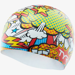 Шапочка для плавания TYR Comic Action Swim Cap