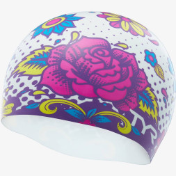 Шапочка для плавания TYR Flower Power Swim Cap